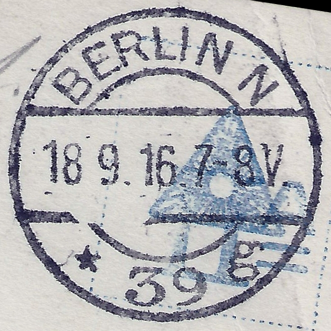 EKB N * 39 g (Ant)  17. 6.1913 –  4. 6.1919