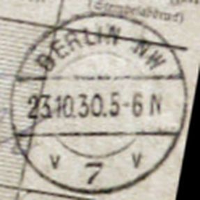 EKB NW 7 v 7 v, 23.10.1930 - 26.12.1944