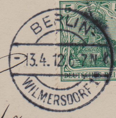 EKB BERLIN-WILMERSDORF 1 l  idBr 13.  4.1912 – 24.11.1928