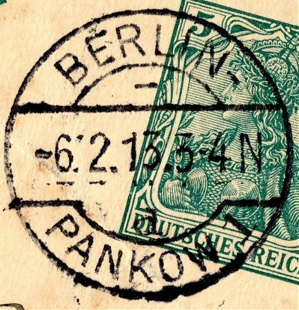 EKB BERLIN-PANKOW 1 – d    8. 1.1913 –  8.10.1919