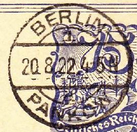 EKB BERLIN-PANKOW 1 a  ioS  ...1.1920 –  9. 8.1928