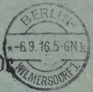 EKB BERLIN-WILMERSDORF 1 * k idBr 14.  4.1912 –   9.  3.1923
