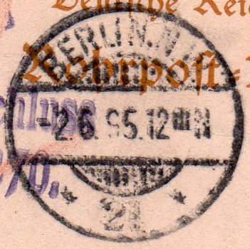 BG * 21 * I-III 12.1.1895