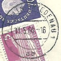 DKB  (1)  B-FRIEDENAU 1 ab     10.11.1956 – 11.  5.1960