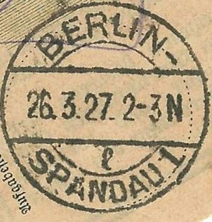 EKB BERLIN-SPANDAU  1  l  26. 3.1927 – 24. 1.1953