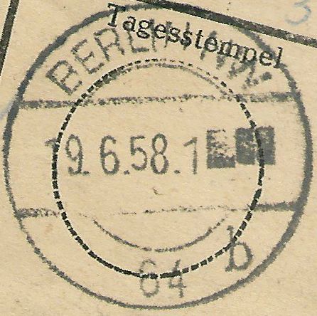 EKB NW 64 b oStoStd  14.11.1953 – 19. 6.1958