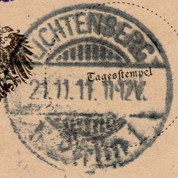 BG Lichtenberg b. Berlin 1 14.9.1907 - 28.4.1914