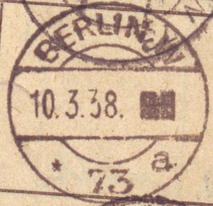 EKB W * 73 a oStd  10. 3.1938