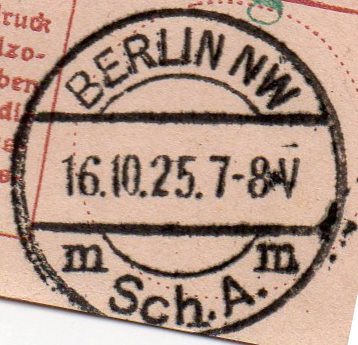 EKB NW Sch.A.   m – m  15. 2.1924 – 16.10.1925