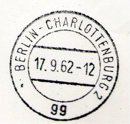 DKB (1) apt B-CHARLOTTENBURG 2 gg   17.9.1962