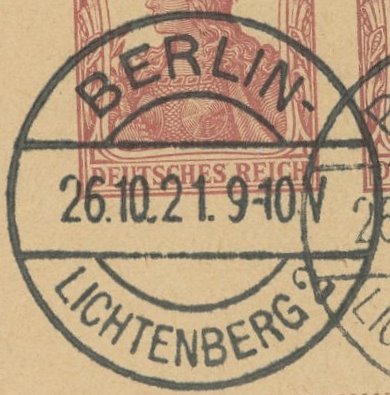 EKB BERLIN-LICHTENBERG 2   4. 6.1912 –  7.12.1921