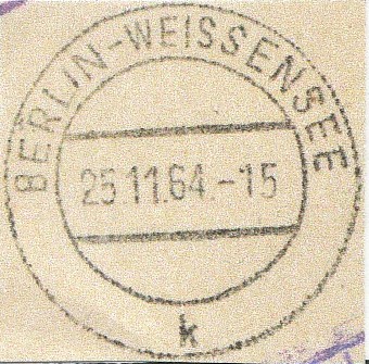 DKB BERLIN-WEISSENSEE  k    25.11.1964