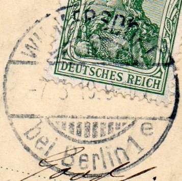 BG Wilmersdorf bei Berlin 1 e 19.9.19 6 - 29.2.1912