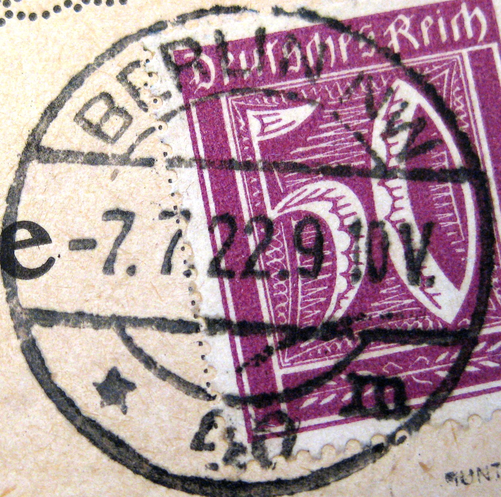 EKB NW * 40 m  31.11.1920 –  1. 9.1927