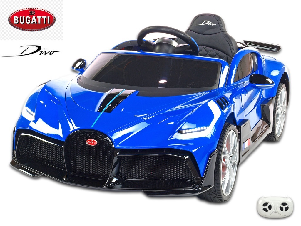 Bugatti Divo Kinder Elektroauto Kinderauto Kinder Auto Blau Lackiert Kinder Elektroauto Kinderauto
