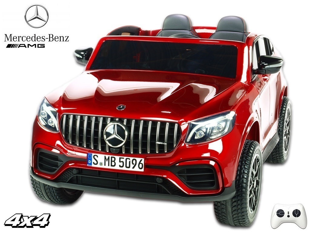 Mercedes Amg Glc 63s 2 Sitzer Kinderauto Kinder Elektroauto Kinder Auto Weinrot Lackiert T Kinder Elektroauto Kinderauto