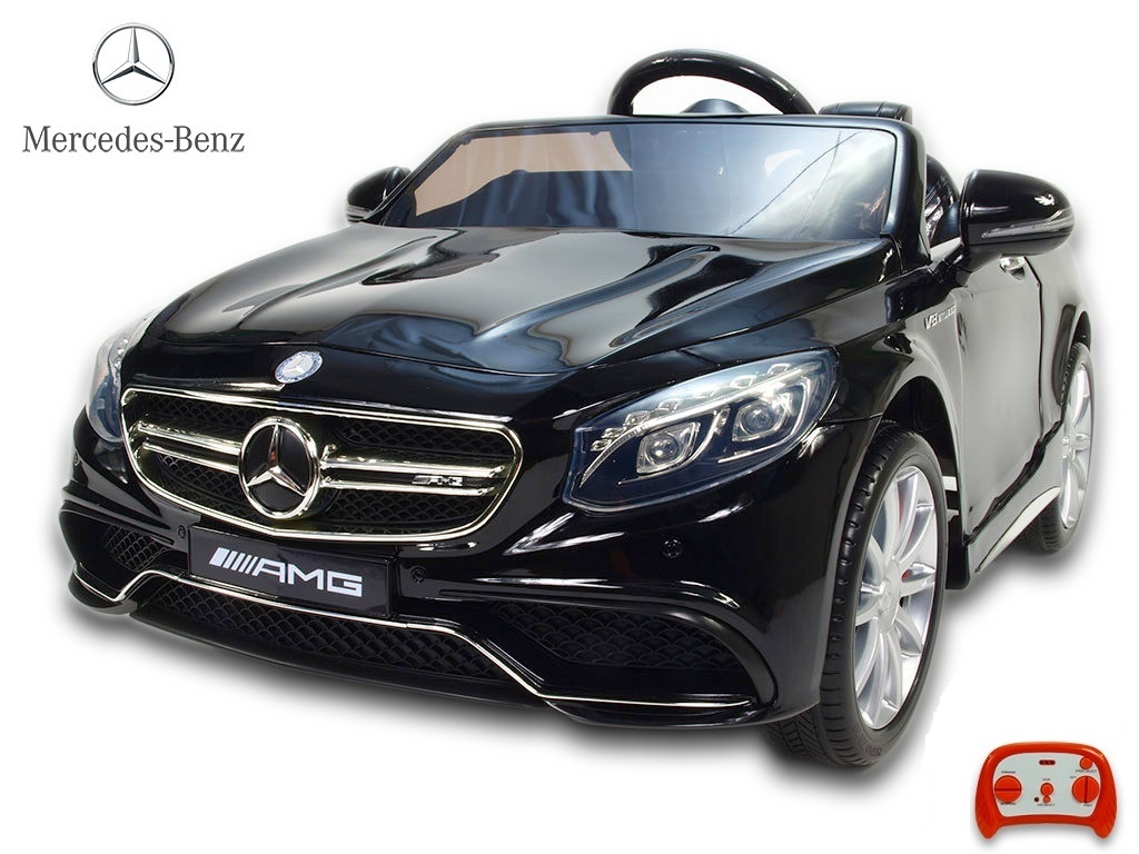 Mercedes Amg S63 2x45watt Kinderauto Kinder Elektroauto Lizensiert Schwarz Kinder Elektroauto Kinderauto
