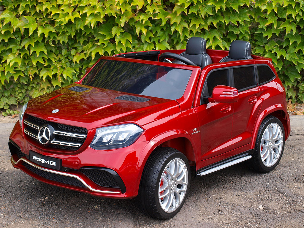 Mercedes Amg Gls63 2 Sitzer 4wd Allrad Kinderauto Kinder Elektroauto Lizensiert Weinrot Lackiert Kinder Elektroauto Kinderauto