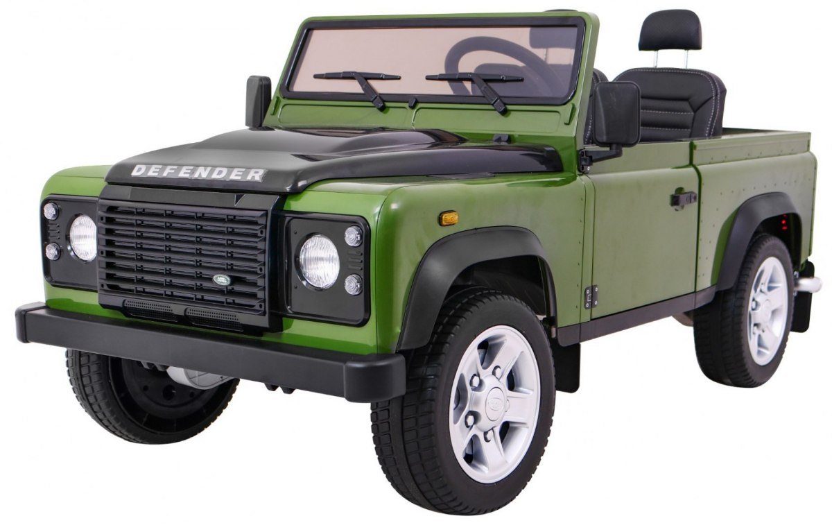 Land Rover Defender 2 Sitzer Allrad 4x4 Kinder Elektroauto Kinderauto Lizensiert Grun Kinder Elektroauto Kinderauto