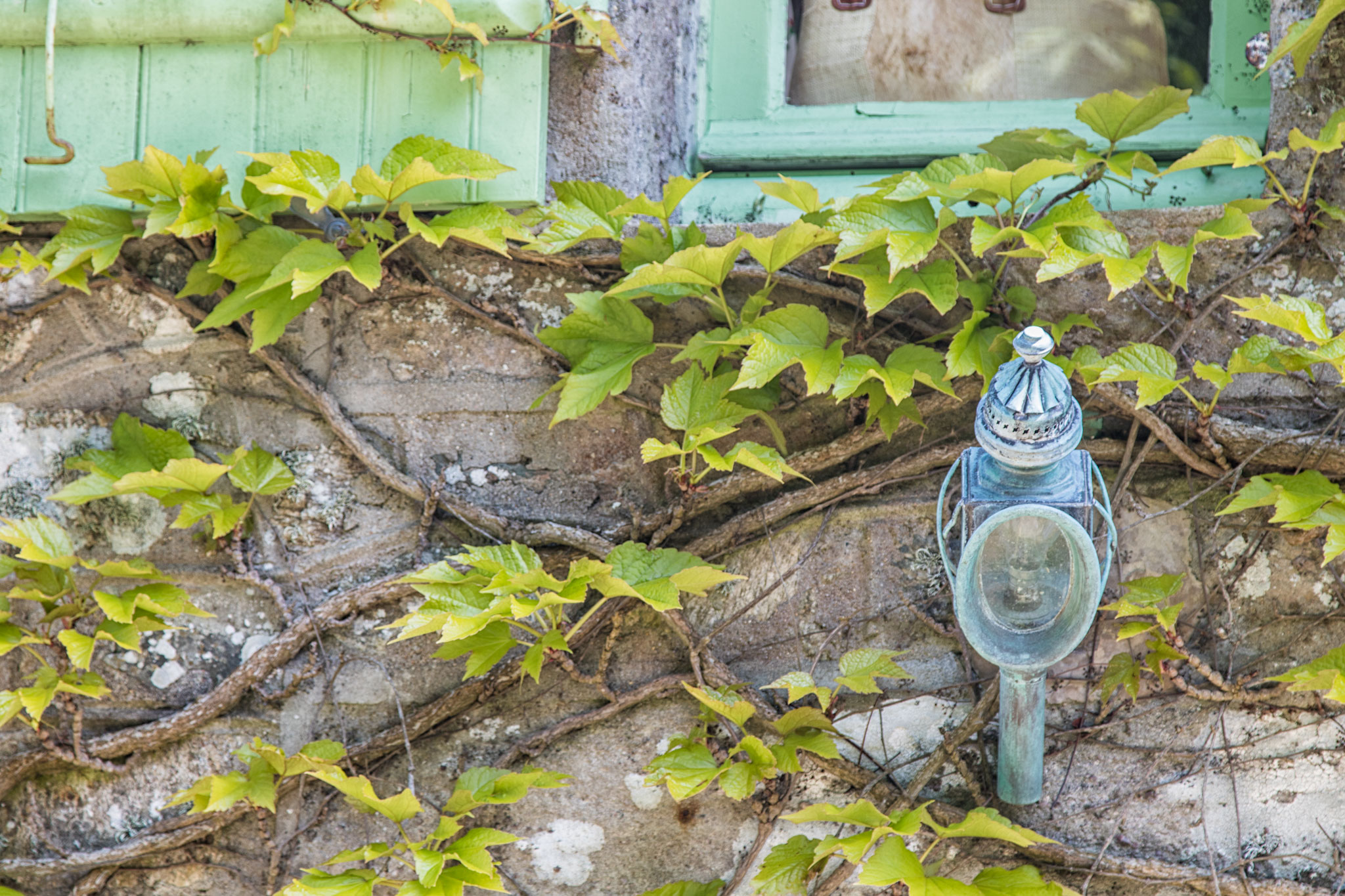 Detailansicht eines Hauses in Grouchy auf dem Cotentin