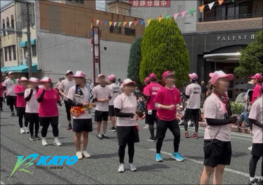 地域を彩る踊り隊♪