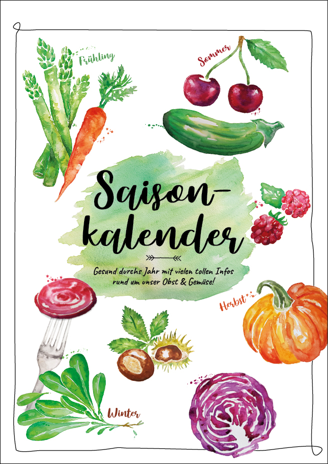 Saisonkalender, Illustrationen & Layout©Alexandra Hansmeier für DSPN GmbH & Co. KG