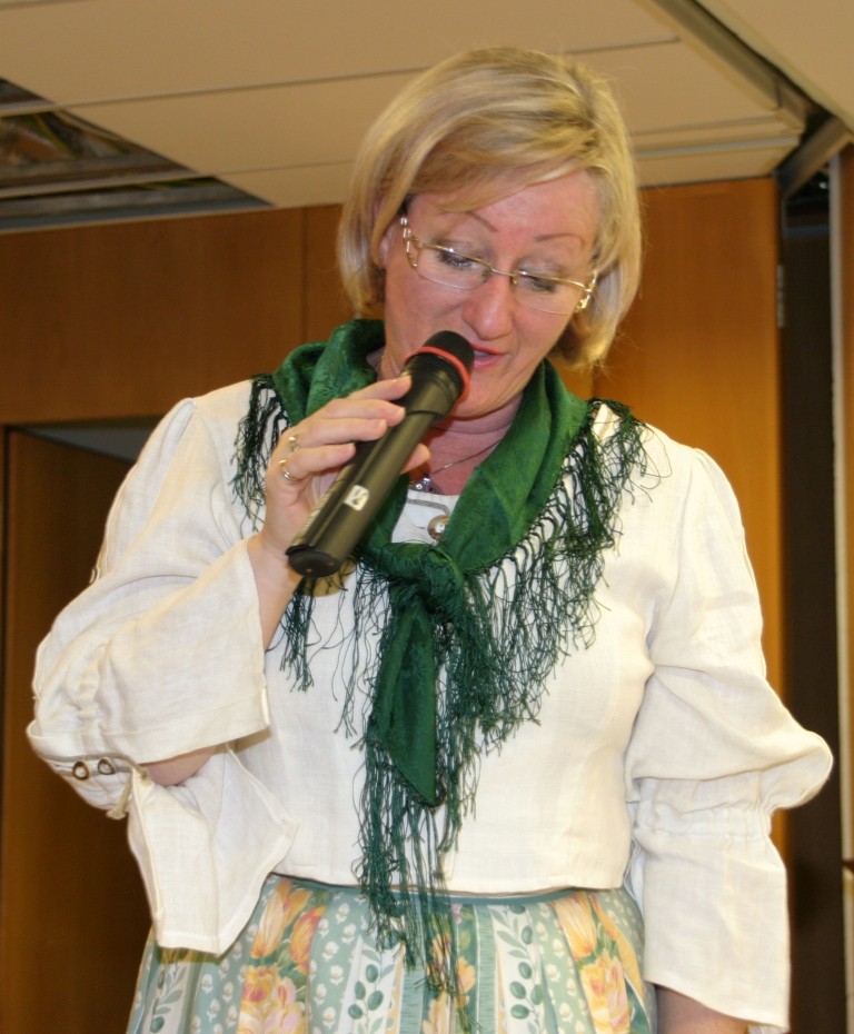 Konzert im Barbaraheim im September 2012, Regine Pawelka