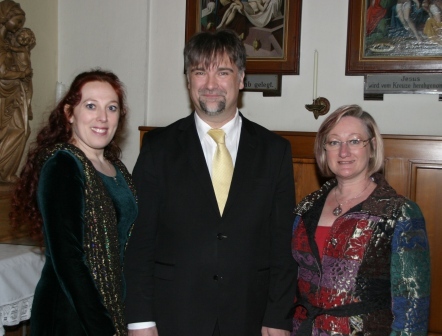 Margit Pregler, Michael Ball und Regine Pawelka