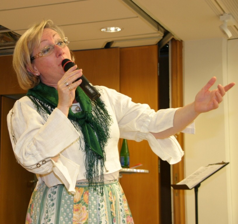 Konzert im Barbaraheim im September 2012, Regine Pawelka