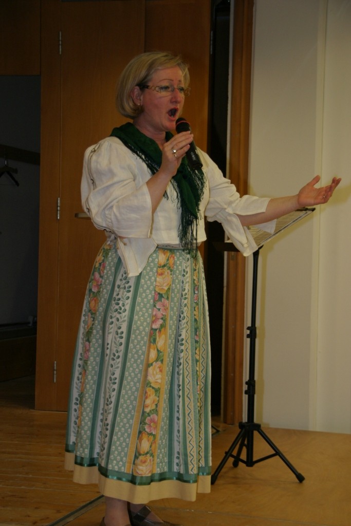 Konzert im Barbaraheim im September 2012, Regine Pawelka