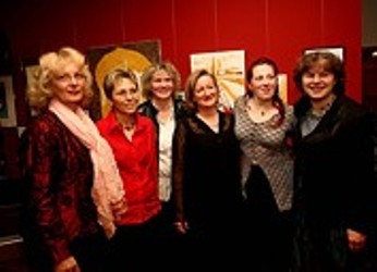 Das Singingdreamteam bei der Vernissage in der Marchfeldgalerie 2007