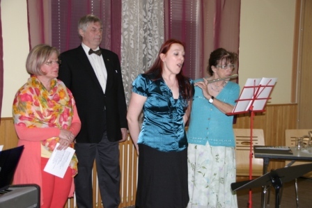 Konzertcafe im Frühling 2012, Regine Pawelka, Vladimir Skal, Margit Pregler, Renate Zahradnik