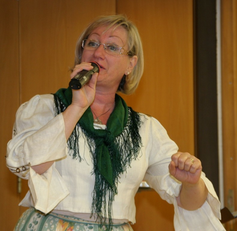 Konzert im Barbaraheim im September 2012, Regine Pawelka