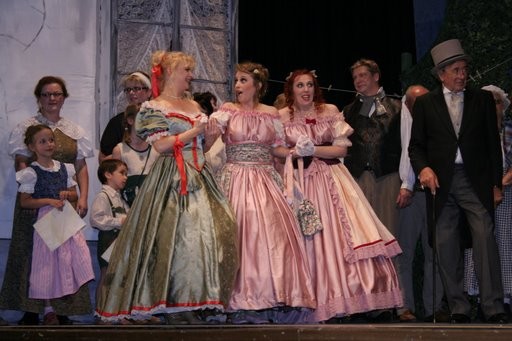 Margit Pregler in der Operette "Dreimäderlhaus" - Gaststar Richard Lugner