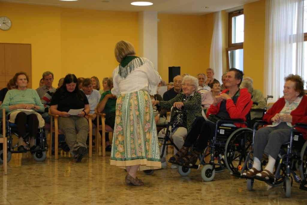 Konzert im Barbaraheim im September 2012, Regine Pawelka