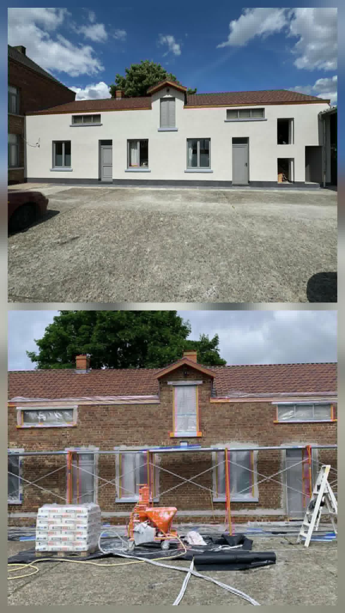 Isolation - Isolation extérieure - Crépi façade - Mons-Charleroi-La Louvière