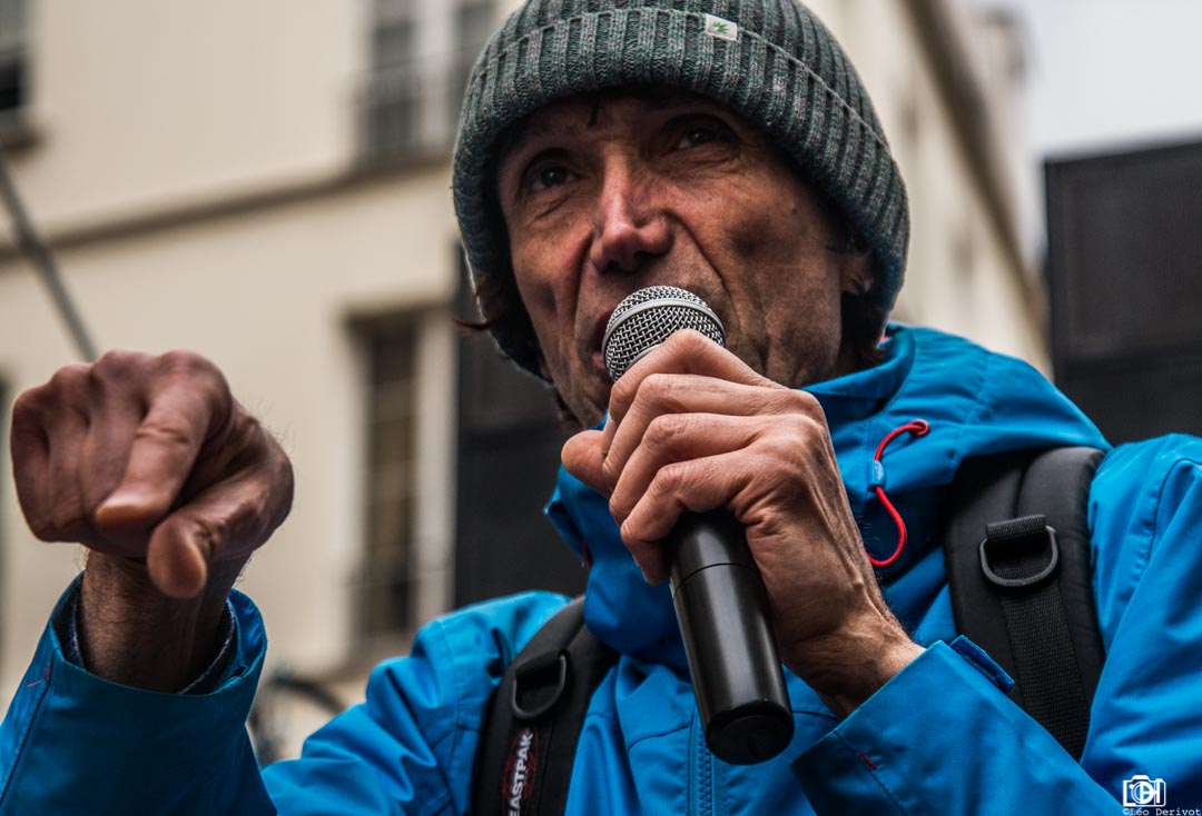 Portrait d'un manifestant, Paris, 2018