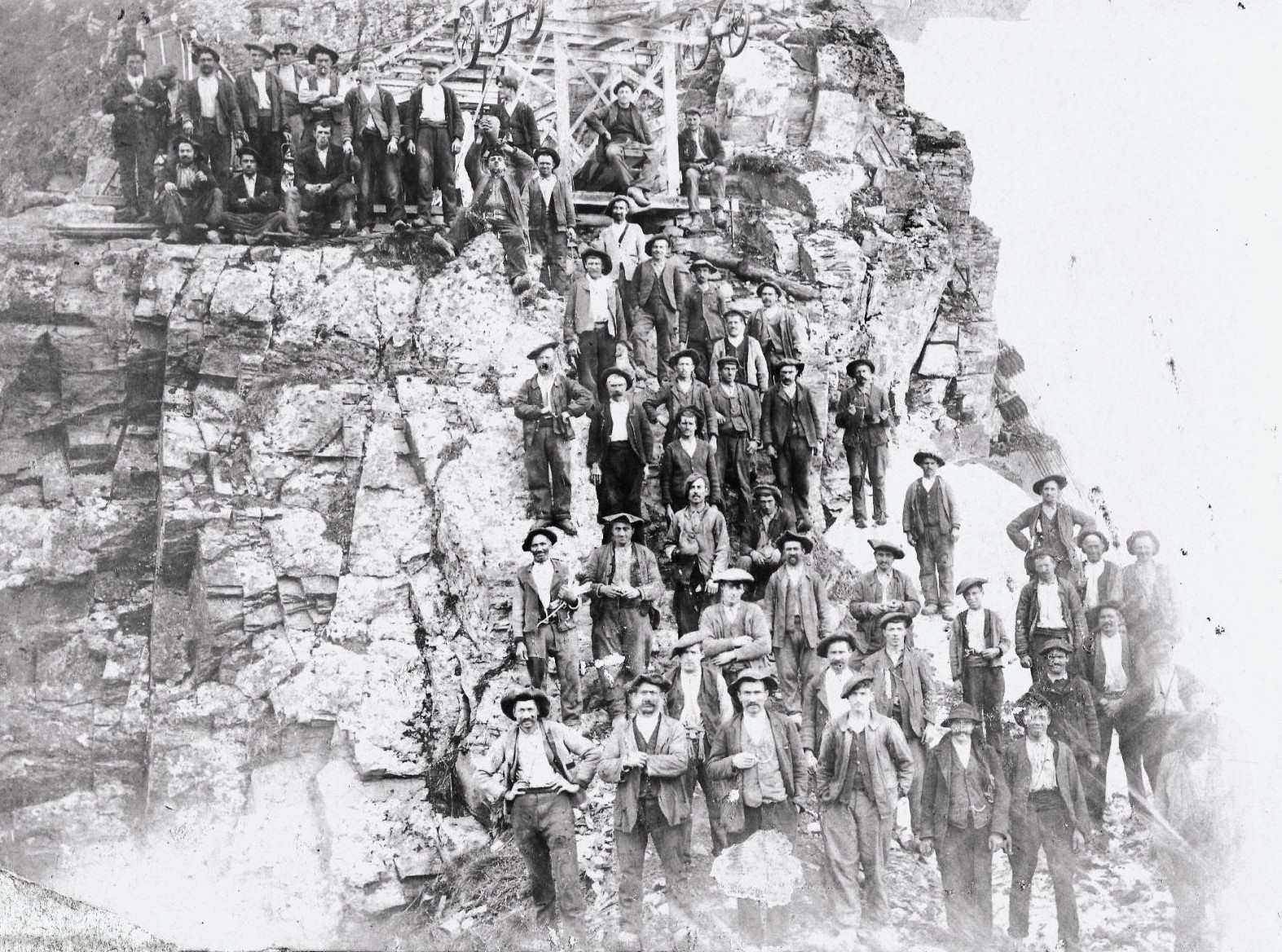 Mineurs de Bulard en 1902