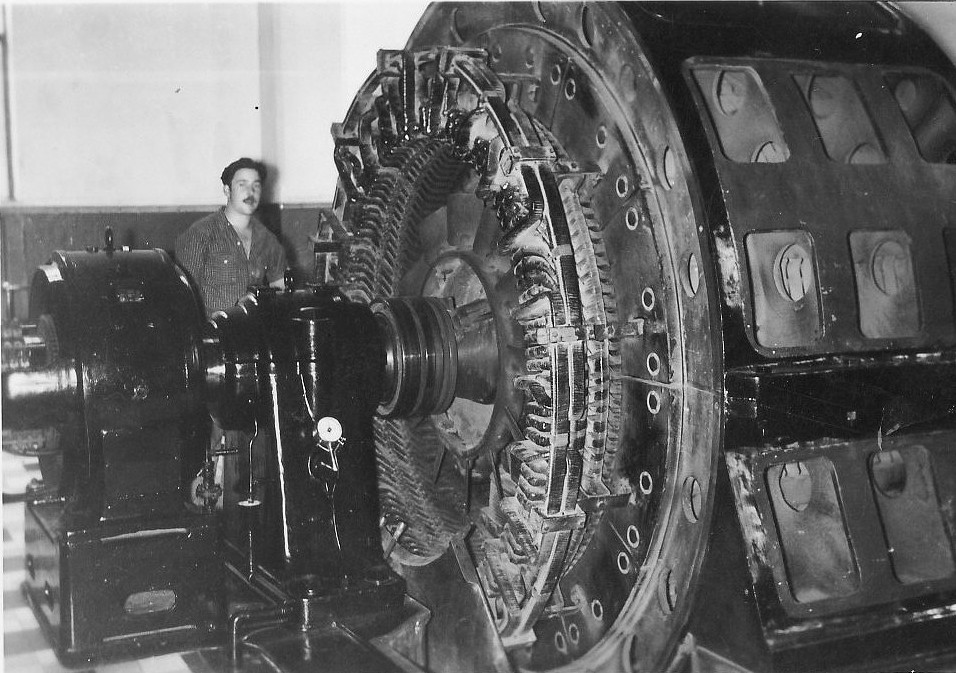Première turbine de la centrale