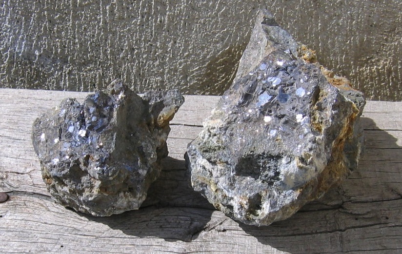 Minerai de Galène ou sulfure de plomb