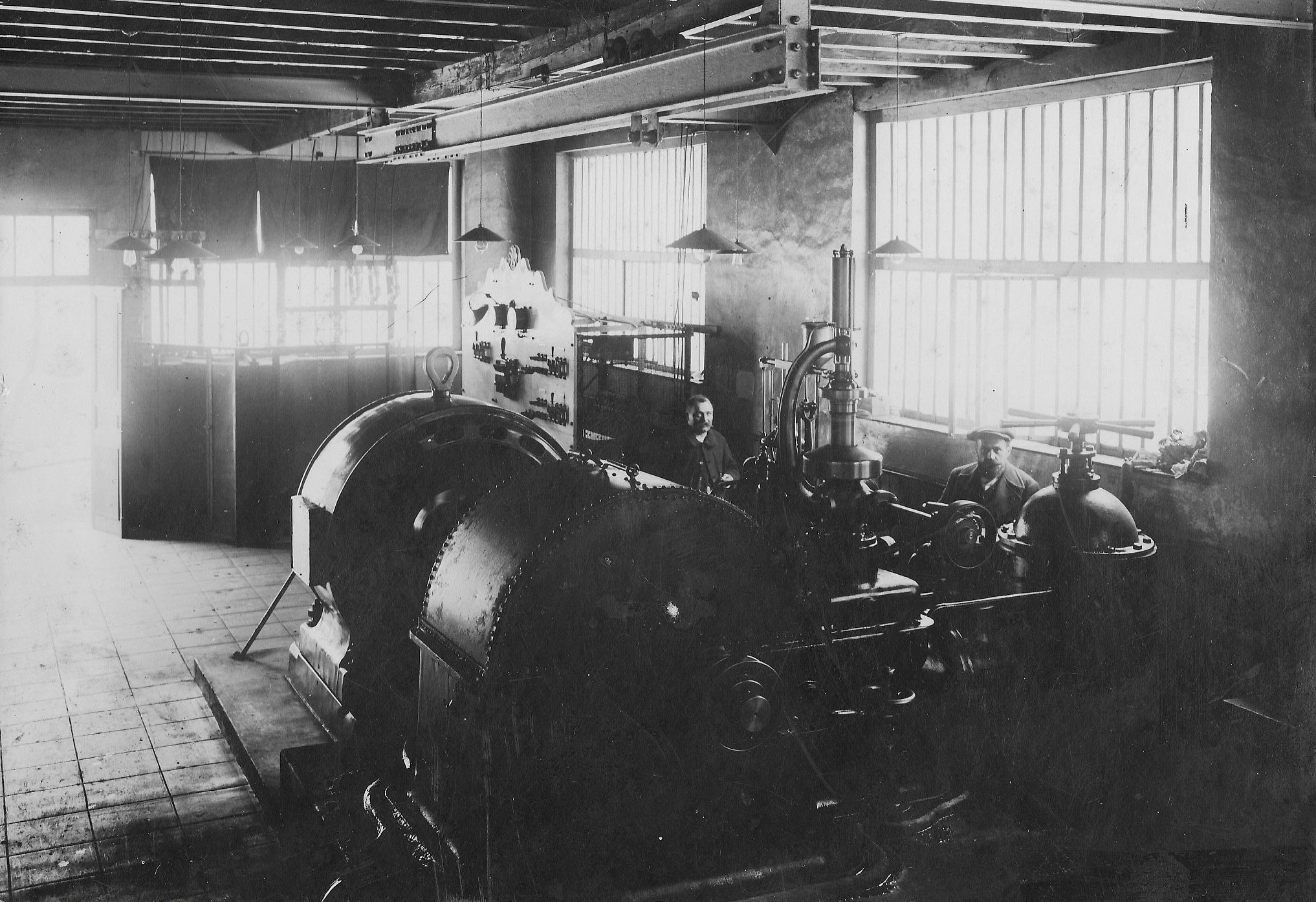Centrale électrique de la mine en 1937