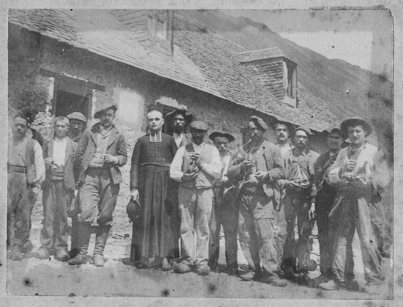 Mineurs du Bentaillou en 1900