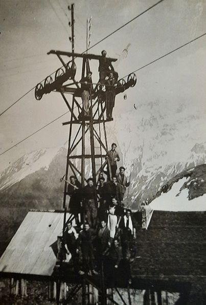 Monocâble Etcheverry en 1944