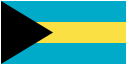 The flag of the Bahamas