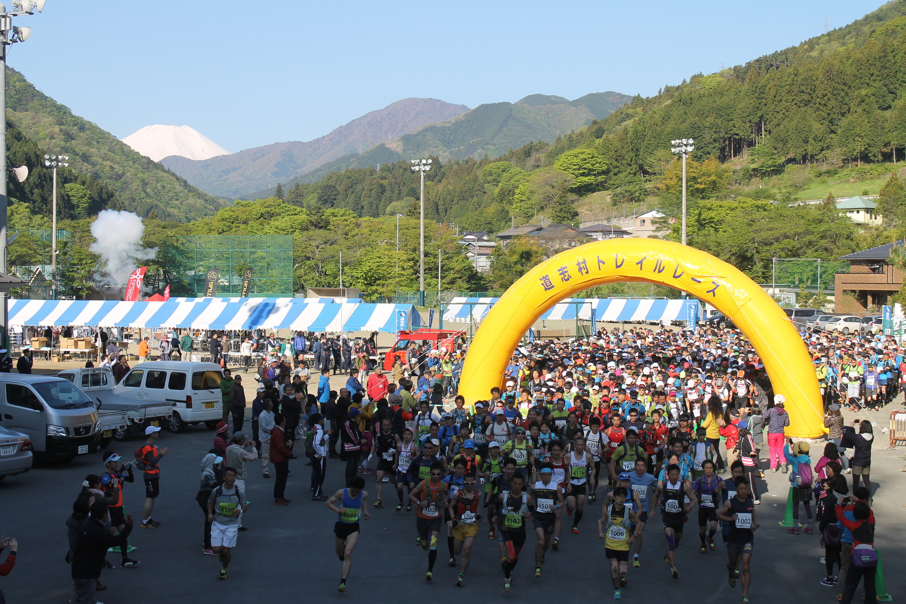 道志村5月のビッグイベント「トレイルレース」