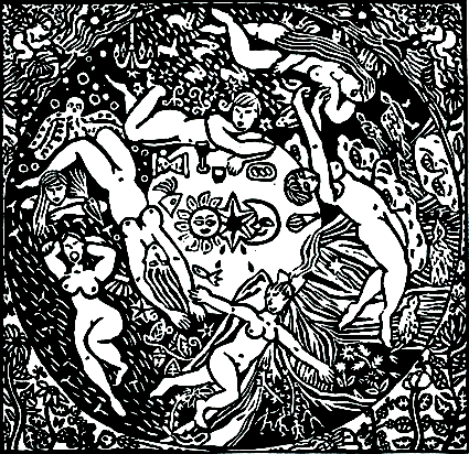 レコードA・夏盤 　Linocut　2013