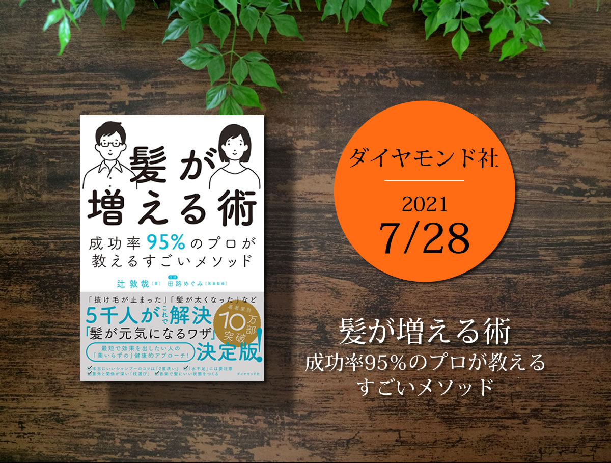 髪が増える術 成功率95%のプロが教えるすごいメソッド
