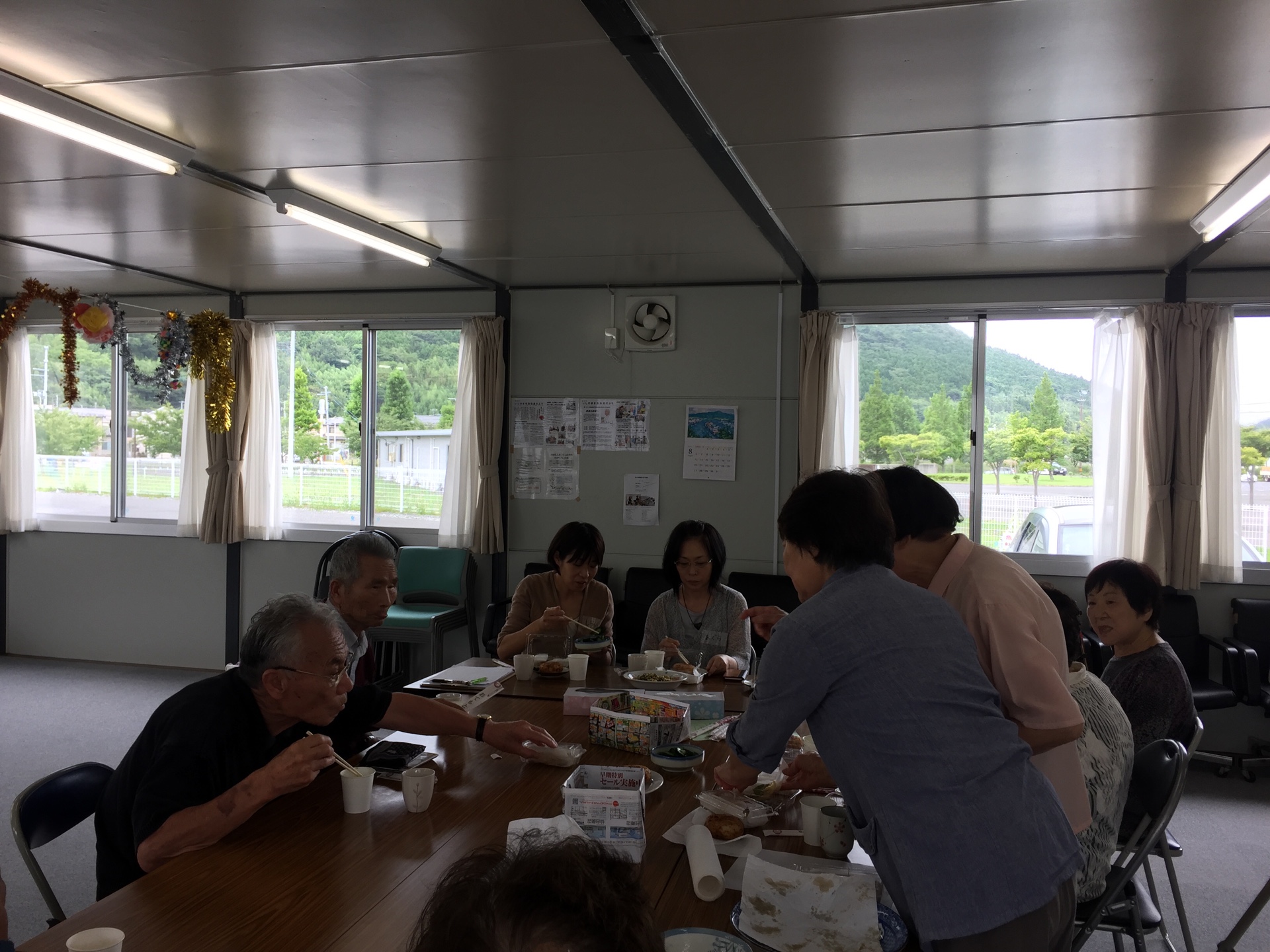 東北仮設住宅ボランティア（皆さんと一息・ご飯をごちそうになりました☆）＠気仙沼