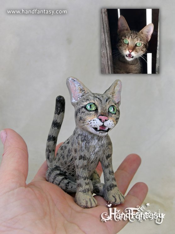 Figura de gato, Figura de mascotas personalizadas, figura de gatos