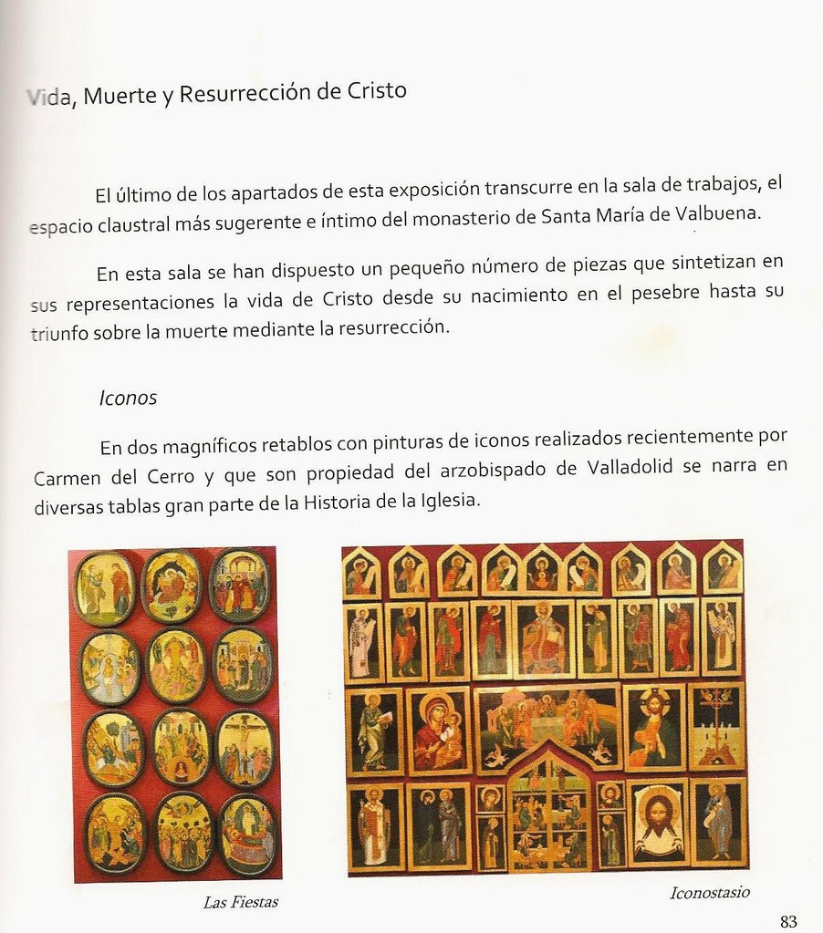 ICONOSTASIO DE STA. Mª DE VALBUENA Y DOCE FIESTAS
